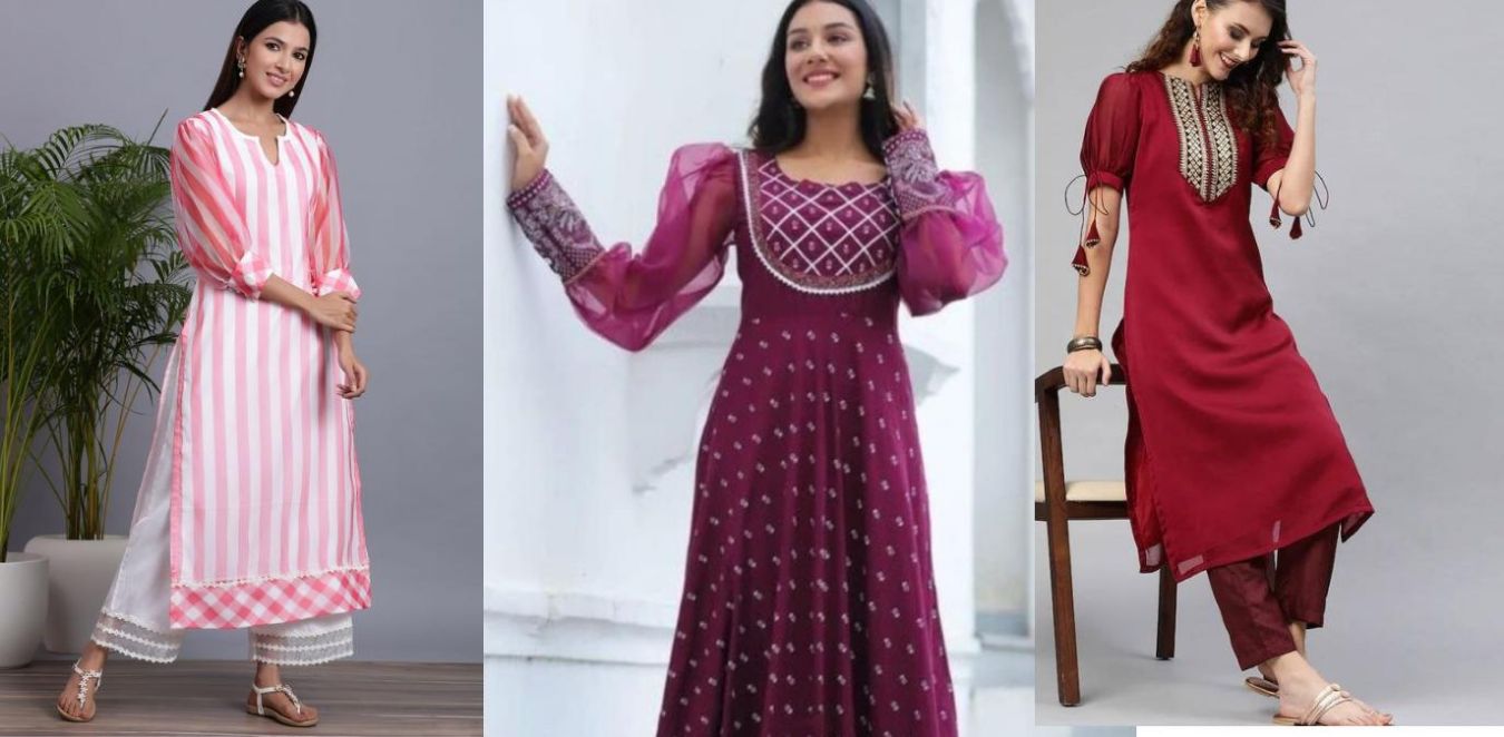 Puff Sleeve Kurti : The Trend In Kurtis, How to style it further